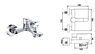brass shower mixer